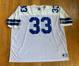Dallas Cowboys Vintage 80’s Tony Dorsett Champion Jersey Size 60 Xxxxl Rare