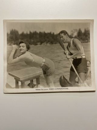 Extremely Rare “very Confidential” Photo Silent Film 1926