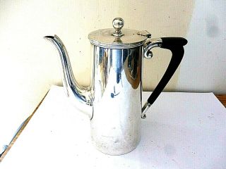 Antique Victorian/edwardian Mappin And Webb Silver Plated Coffee Pot W20516