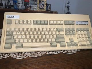 Att Keyboard Ps2 Vintage Lr69497 & E03600q305d Rare