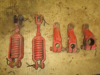 Ih Farmall C Brake Linkage - Springs - Arms - Parts Antique Tractor