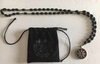 Rare Love And Rockets “holy Fool” Promo Rosary / Beads With Pouch 1998