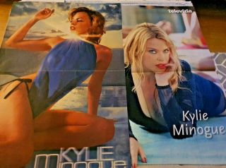 Kylie Minogue Rare Clipping Cutting Poster Slovakia