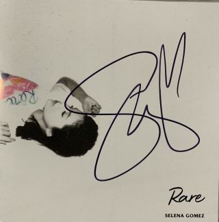 Selena Gomez - Signed Autographed " Rare " Signed Cd.