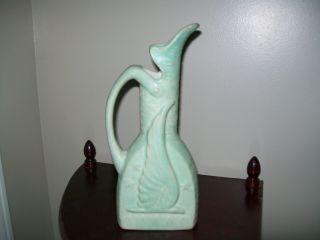Antique Ceramic Pitcher Circa WW ll - Eagle Pottery NILOAK (Victory Eagle) USA 2