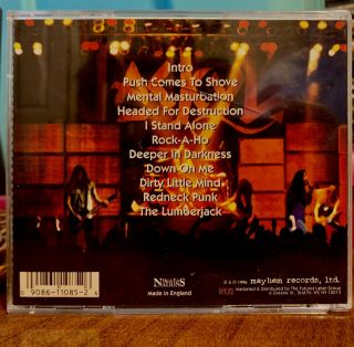 Rare Night of the Living Dead by Jackyl (CD,  Feb - 1998,  Mayhem) Live CD 2
