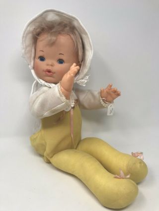 Rare Vintage 1976 Ideal Toy 18 " Wake Up Thumbelina Doll