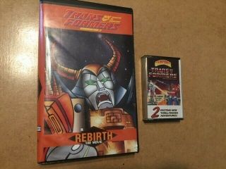 Transformers Vhs Rebirth Rare Cover And Small Adventure Story Tape Oddities
