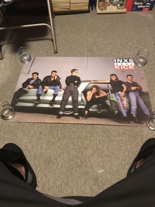 Inxs Poster 1987 Rare Vintage Collectible Oop