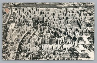 Nyc Public Housing Development Rppc Artist - Conception—rare Vintage Photo 1942
