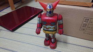 Getter Robo 1 Wind - Up Toy Popy 1970 Japan 100 Rare