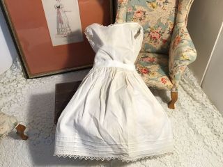 Antique 3 - Piece Matching Doll Slip With Tucks & Lace Trim