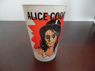 Rare Vintage Alice Cooper 7 - Eleven Slurpee Plastic Cup
