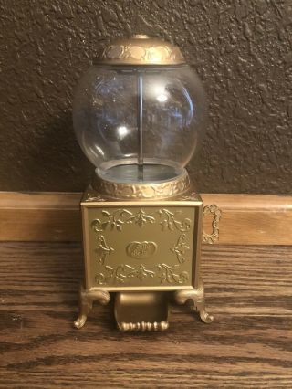 Rare Gold Gumball Machine/ Dispensor 2007 - Jelly Belly