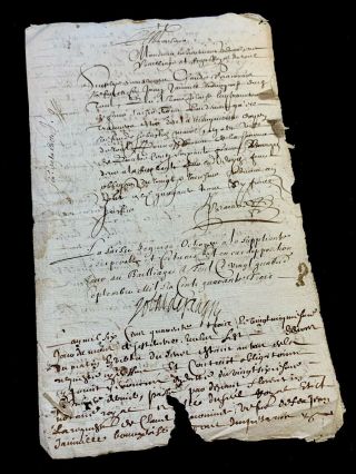 Antique Manuscript 1645