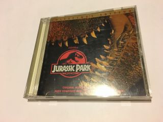 Jurassic Park Soundtrack Cd Album Rare Promo Release Collector 