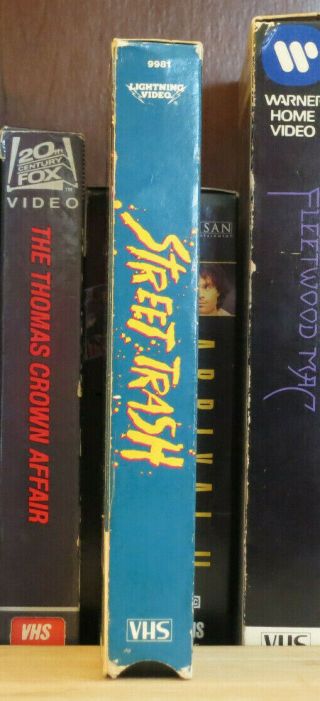 Street Trash a Rare Melting Horror Video Produced by Lighting Video VHS 3