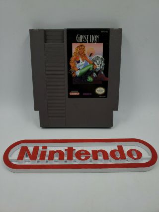 Ghost Lion (nintendo Entertainment System,  1992) Nes Very Rare,