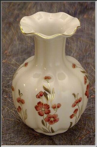 Antique Vintage _ Zsolnay Hungary Gorgeous Hand Painted Vase