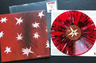 Citizen As You Please Vinyl 12 " Record Red Splatter Limited Nm Rare Circa Brand