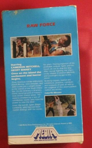 Raw Force (VHS 1983) Rare 2