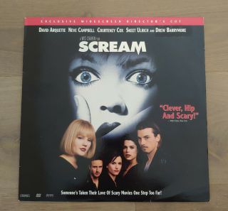 Scream - Rare Unrated Director’s Cut Widescreen Laserdisc Ld