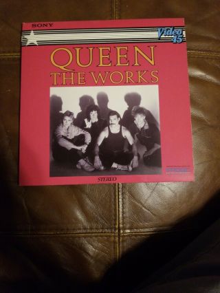 Queen The Video Ep Very Rare Usa 8 " Laserdisc Ld Freddie Mercury