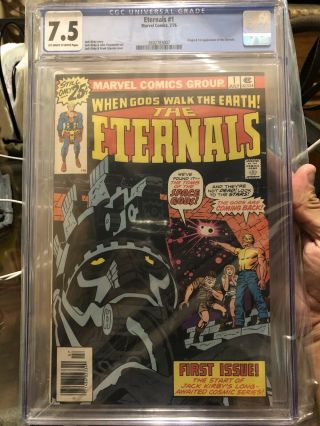 Marvel’s The Eternals Movie Jack Kirby Cgc 7.  5 Rare 1st Appearance Ever