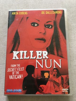 Killer Nun Dvd Blue Underground Italian Horror Giallo Nunspolitation Rare