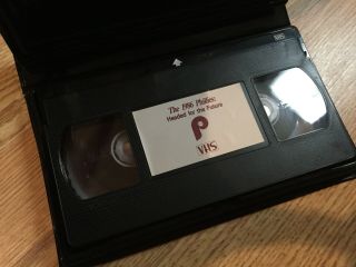 Double Header Rare VHS Tape,  Phillies 1986 Season Highlights,  MLB Baseball 2