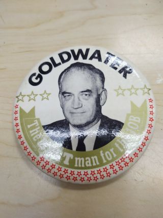 Rare Barry Goldwater 1964 Presidential Campaign Republican Political Pin Button