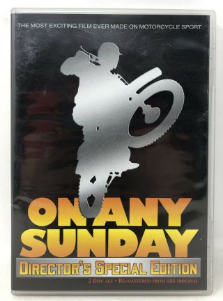 On Any Sunday - Directors Special Edition (dvd,  2007,  2 - Disc Set,  Rare Oop)