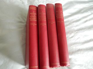 Churchill A History Of The English Speaking Peoples 1st Editions 4 Books / Rare