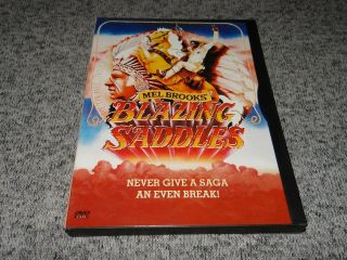 Blazing Saddles Rare Oop Mel Brooks Gene Wilder Comedy Movie Snapcase Dvd