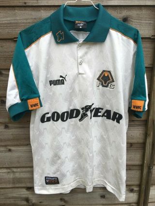 Wolverhampton Wanderers Wolves Away Shirt Jersey 1997 1998 1999 Rare Vintage