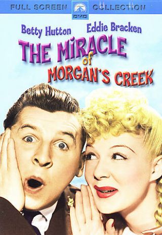 The Miracle Of Morgans Creek - Paramount Dvd - Region 1 - Oop/rare - Betty Hutton
