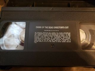 Dawn of the Dead (VHS 1999 Director ' s Cut) George A.  Romero RARE HTF 3