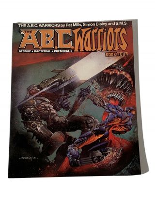 Very Rare The Abc Warriors: Book 4 - 1st Edition 1988 Titan Books Pat Mills