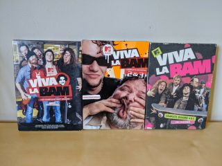 Viva La Bam - Dvd - Complete Series Season 1 - 5 Dvd Plus 2 Bonus Discs Oop Rare
