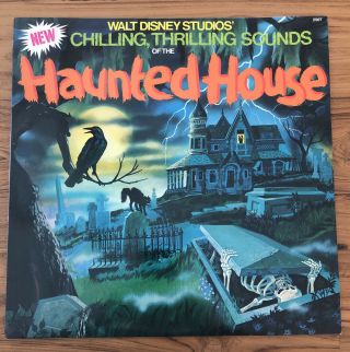 Rare Disney - Chilling,  Thrilling Sounds Of The Haunted House (2507) Vinyl 1979
