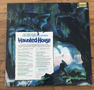 Rare Disney - Chilling,  Thrilling Sounds Of The Haunted House (2507) Vinyl 1979 2