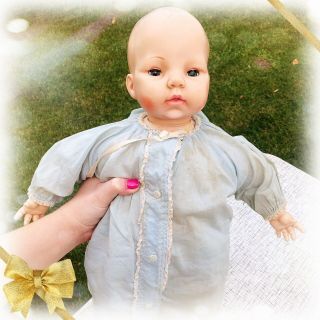 ❤️vintage 1966 Madame Alexander 18 " Victoria Baby Doll Crier 5746 Lovely Tlc❤️