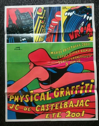 Rare & Collector Show Invitation J C De Castelbajac Guy Peellaert Poster Affiche