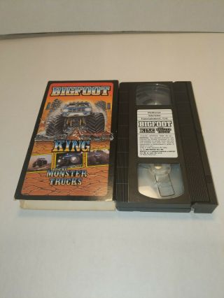 1988 Bigfoot King Of The Monster Trucks Vhs Vintage And Rare