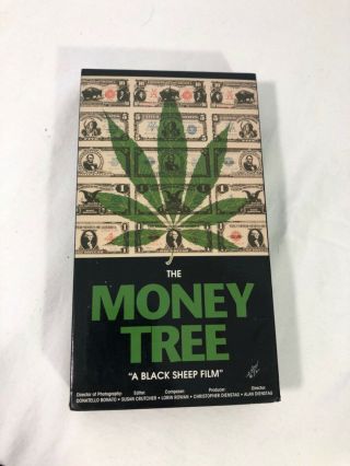 The Money Tree 1992,  Vhs,  Blacksheep Films Rare Drugs Marijuana Weed Vtg