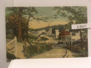 1911 North Side Pittsburgh Pa.  West View Amusement Park Rare Postcard