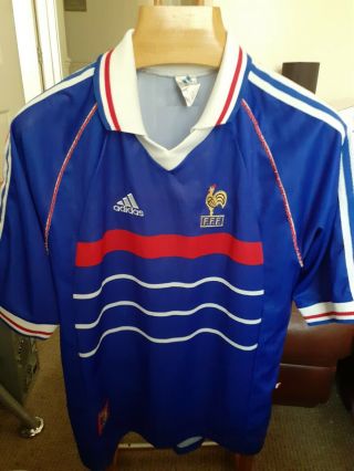 Rare Old France 1998 Football Shirt Size Adults Large