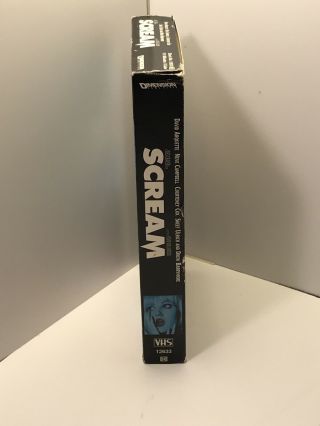 SCREAM (VHS) Exclusive RARE Blue Covet Art / Drew Barrymore OOP 3