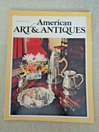 American Art & Antiques 1979 Frank Lloyd Wright Usonia Sholes Soule Typewriters