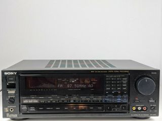 Sony Str - D2020 Receiver Vintage Rare Fm Stereo/fm - Am Receiver.  Tested&works Great